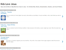 Tablet Screenshot of kidslovejesus.blogspot.com