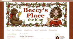 Desktop Screenshot of beccysplace.blogspot.com