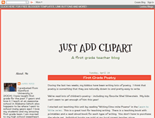 Tablet Screenshot of justaddclipart.blogspot.com