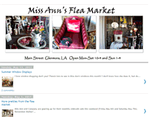 Tablet Screenshot of missannfleamarket.blogspot.com
