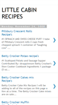 Mobile Screenshot of littlecabinrecipes.blogspot.com