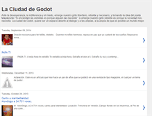 Tablet Screenshot of laciudaddegodot.blogspot.com