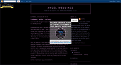 Desktop Screenshot of angelweddings.blogspot.com