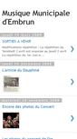 Mobile Screenshot of musique-embrun.blogspot.com