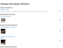 Tablet Screenshot of musique-embrun.blogspot.com