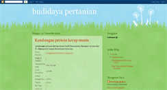 Desktop Screenshot of budidayaapertanian.blogspot.com