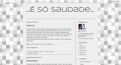 Desktop Screenshot of ehsohsaudade.blogspot.com