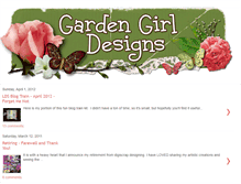 Tablet Screenshot of gardengirldesigns.blogspot.com