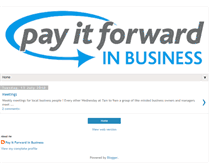 Tablet Screenshot of payitforwardinbusiness.blogspot.com