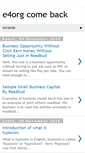 Mobile Screenshot of e4org.blogspot.com
