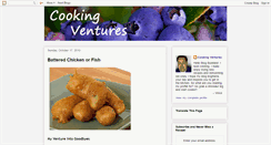Desktop Screenshot of cookingventures.blogspot.com