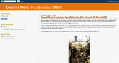 Desktop Screenshot of glvasasdonaldplinerfundraiser2009.blogspot.com