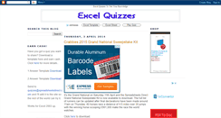 Desktop Screenshot of excelquizzes.blogspot.com