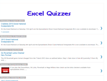 Tablet Screenshot of excelquizzes.blogspot.com