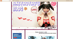 Desktop Screenshot of akiyaoyao.blogspot.com