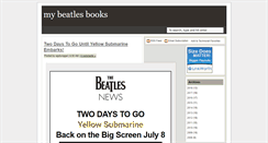 Desktop Screenshot of mybeatlesbooks.blogspot.com