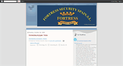 Desktop Screenshot of fortresssecurityspain.blogspot.com