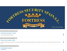 Tablet Screenshot of fortresssecurityspain.blogspot.com