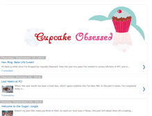 Tablet Screenshot of cupcakeobsessed.blogspot.com