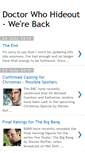 Mobile Screenshot of doctorwhohideout.blogspot.com