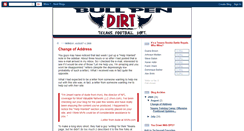 Desktop Screenshot of bullpendirt.blogspot.com