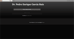 Desktop Screenshot of pedroenriquegarciaruiz.blogspot.com