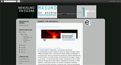 Desktop Screenshot of menosunoenescena.blogspot.com