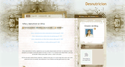 Desktop Screenshot of desnutricionp-desnutricion.blogspot.com