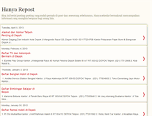 Tablet Screenshot of hanyarepost.blogspot.com