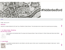 Tablet Screenshot of hiddenbedford.blogspot.com