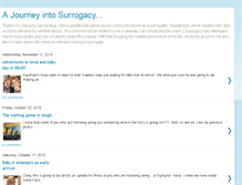 Tablet Screenshot of ajourneyintosurrogacy.blogspot.com