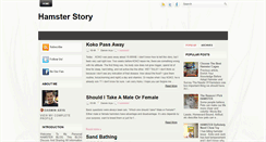 Desktop Screenshot of hamsterstory.blogspot.com