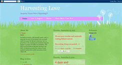 Desktop Screenshot of katesterharvestinglove.blogspot.com
