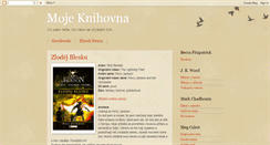 Desktop Screenshot of mojeknihovna.blogspot.com