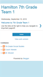 Mobile Screenshot of hamilton7team1.blogspot.com