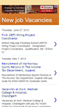 Mobile Screenshot of newjobvacancies.blogspot.com