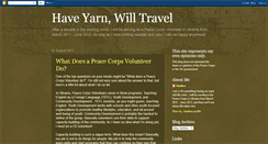 Desktop Screenshot of haveyarn-willtravel.blogspot.com