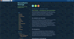Desktop Screenshot of gesundheitsratgeber.blogspot.com