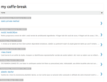 Tablet Screenshot of my-coffe-break.blogspot.com
