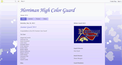 Desktop Screenshot of herrimancolorguard.blogspot.com