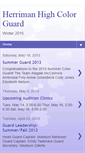 Mobile Screenshot of herrimancolorguard.blogspot.com