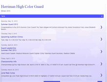 Tablet Screenshot of herrimancolorguard.blogspot.com