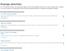 Tablet Screenshot of empregoadventista.blogspot.com