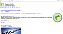 Desktop Screenshot of blogger-holic.blogspot.com