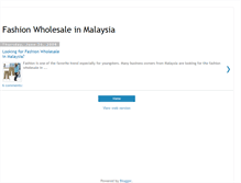 Tablet Screenshot of malaysiawholesalefashion.blogspot.com