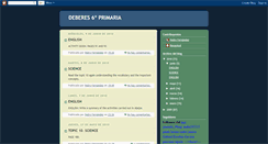 Desktop Screenshot of deberes6primaria.blogspot.com