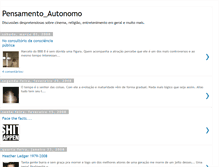 Tablet Screenshot of pensamentoautonomo.blogspot.com