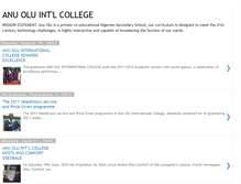 Tablet Screenshot of anu-olu-intl-college.blogspot.com