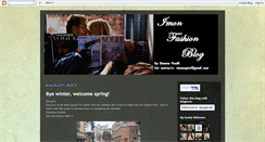 Desktop Screenshot of imonfashionblog.blogspot.com