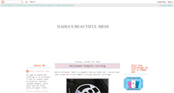 Desktop Screenshot of nadiasbeautifulmess.blogspot.com